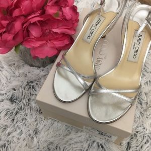 Jimmy Choo Jag Sling back 37.5 Excellent Condition